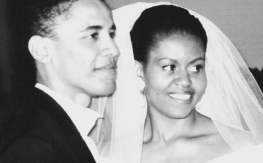 Michelle Obama celebra 25 anos de casamento com Barack após rumor de divórcio