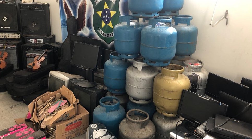 objetos roubados