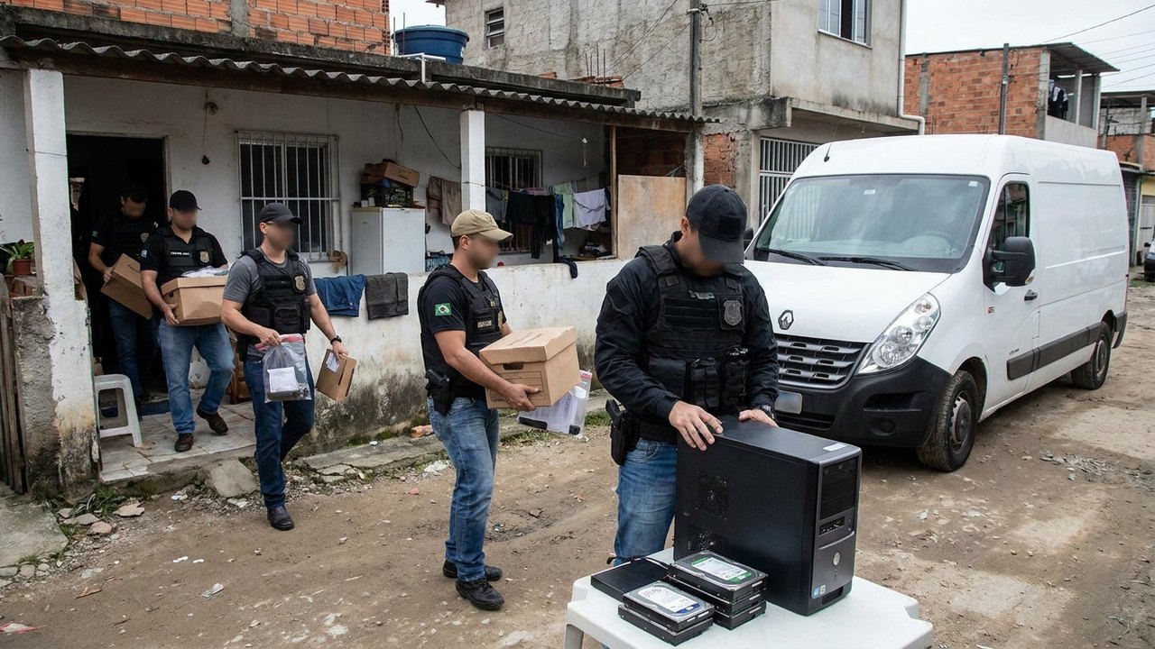 PF realiza operação contra pornografia infantil na Baixada Fluminense; alvo armazenava cenas de menores em situação de abuso