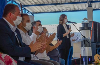 Em Porto de Pedras, deputada Cibele Moura diz que legado do prefeito Henrique Vilela é o respeito pelo povo 