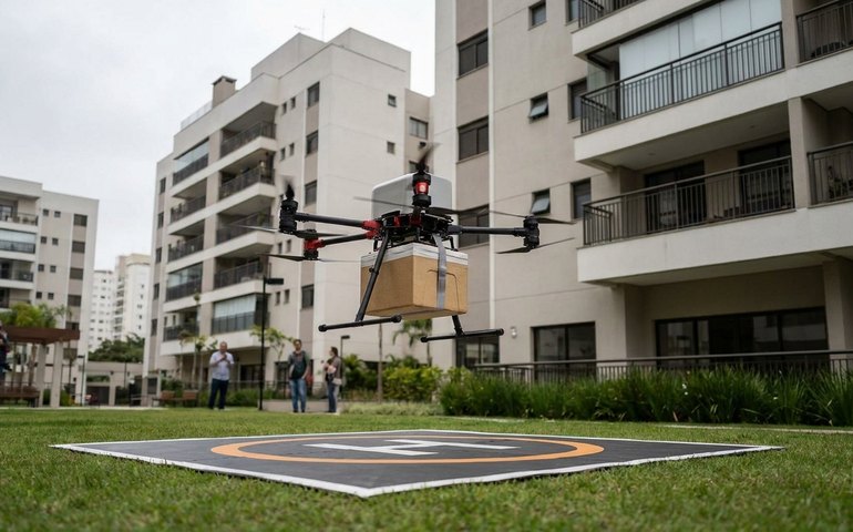iFood inicia entregas por drones em condomínio em São Paulo