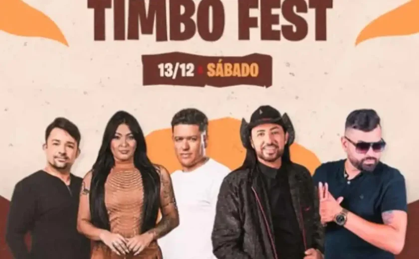 Timbó Fest: Prefeitura de União anuncia festa no distrito no dia 13 de dezembro