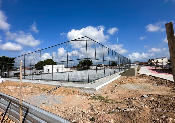 Obras de expansão do Parque Esportivo do Biu chegam a 85% de conclusão