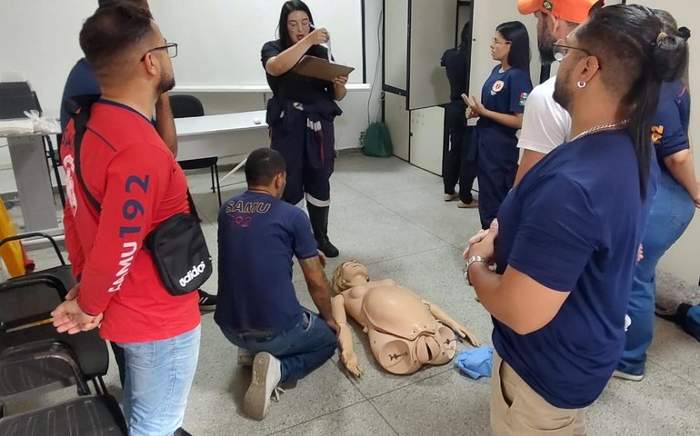 Profissionais do Samu concluem curso de Suporte Básico de Vida