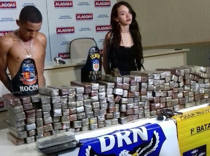 Segurança Pública apreende 130 quilos de drogas em Maceió