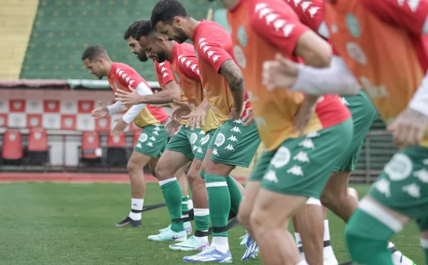 Com dúvidas, Guarani encerra preparação para encarar o Operário-PR na Série B