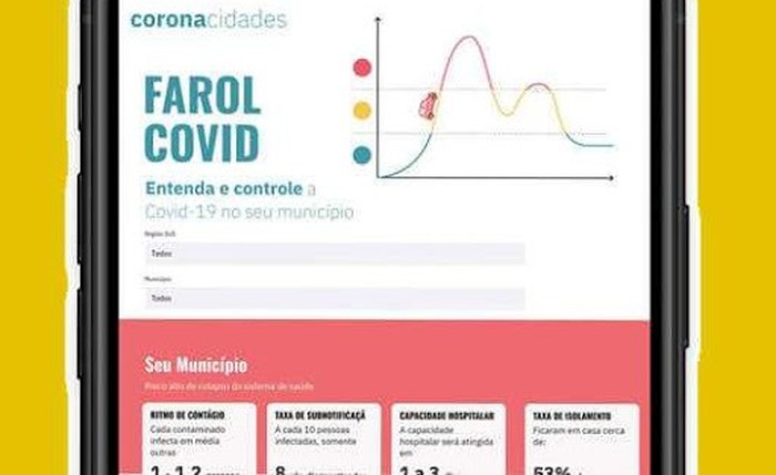Farol Covid é plataforma que pretende colaborar com as informações