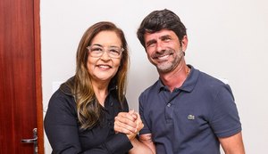 A senadora Dra. Eudócia e o prefeito de União dos Palmares, Junior Menezes / Foto: assessoria