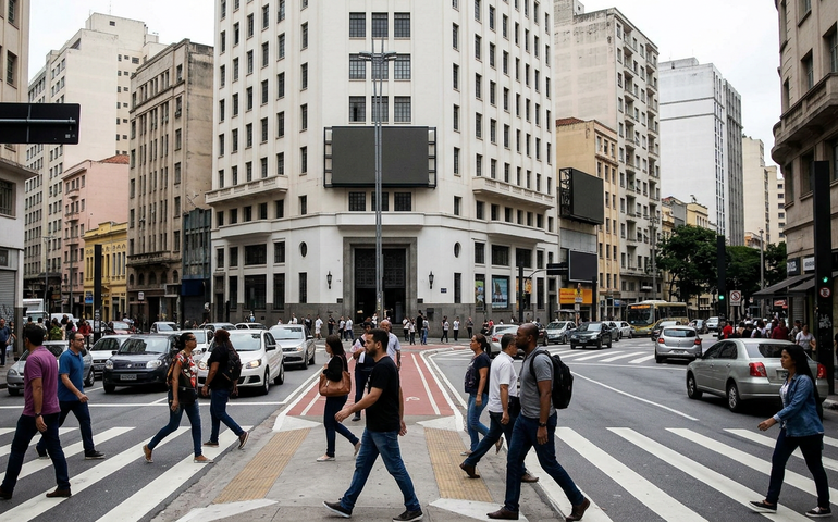 'Times Square' no centro de SP: comissão avalia liberação de projeto de painéis eletrônicos