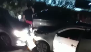 Colisão entre três veículos deixa motociclista gravemente ferido em Itabaiana