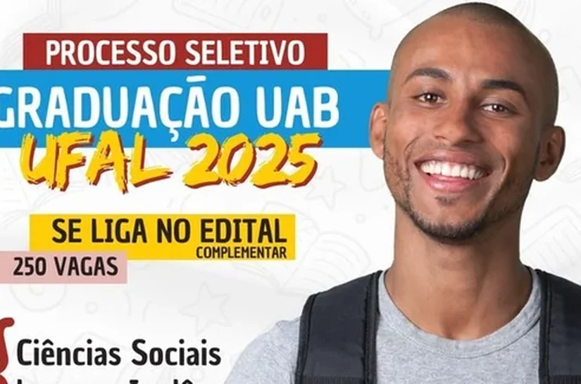Ufal lança edital com 250 vagas para graduação a distância em dois cursos