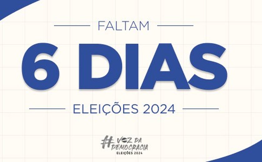 Faltam 6 dias: voto em trânsito não é permitido nos pleitos municipais