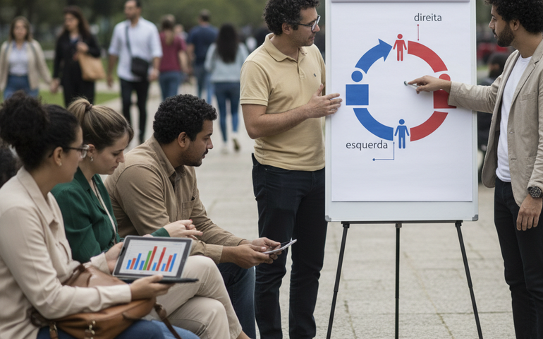 Datafolha: 34% dos petistas se dizem de direita, e 14% dos bolsonaristas se identificam com a esquerda