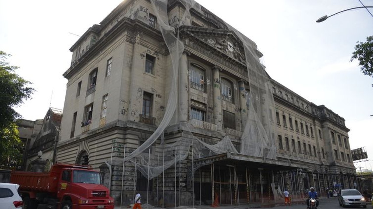 Obras de revitalização da antiga Estação da Leopoldina são retomadas