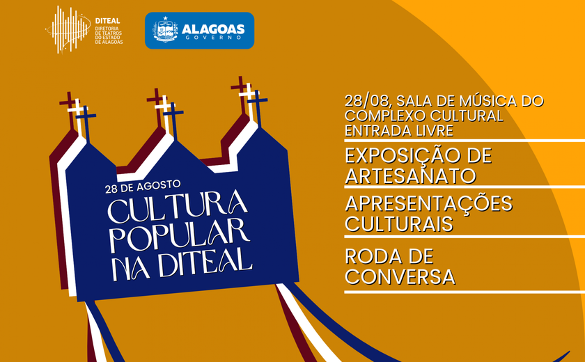 Diteal comemora a cultura popular com evento aberto ao público