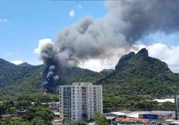 Incêndio atinge o Projac, da Rede Globo, no Rio de Janeiro