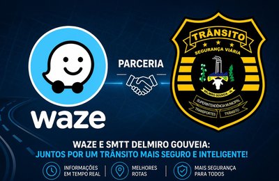 SMTT de Delmiro firma parceria com o aplicativo de GPS Waze durante o Pedra Fest