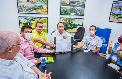 Prefeito Luciano autoriza construção de moderno ginásio poliesportivo no Manoel Teles