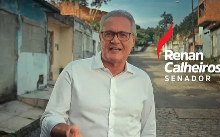 Renan usa inserções do MDB para criticar venda da Braskem e acordo com Prefeitura de Maceió