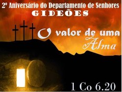 AD em Brasil Novo anuncia 2º Aniversário do Grupo de Senhores Gideões