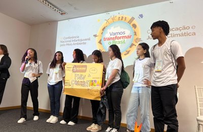 Escola Municipal Silvestre Péricles representa Maceió em conferência ambiental