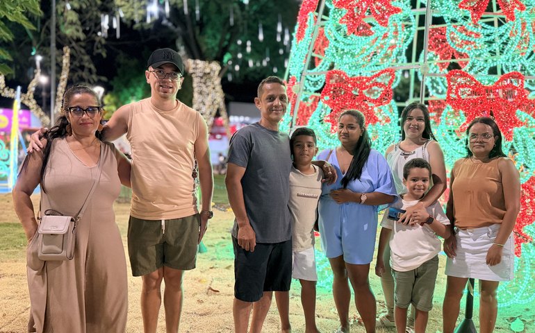 Vila de Natal no Parque do Centenário fortalece lazer e economia na parte alta de Maceió