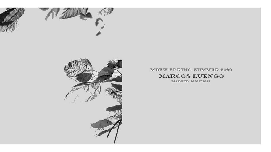 MBFW Madrid - Marcos Luengo
