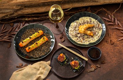 Palato Praia promove Noite Japonesa com menu exclusivo e harmonização de vinhos