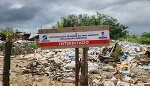 Lixão interditado