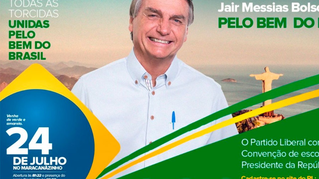 PL cancela 40 mil inscrições falsas para convenção de Bolsonaro no Rio