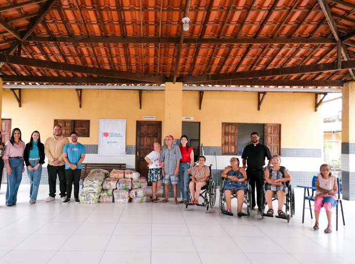 Alagoas Sem Fome doa 700kg de alimentos para a Casa do Pobre, em Maceió