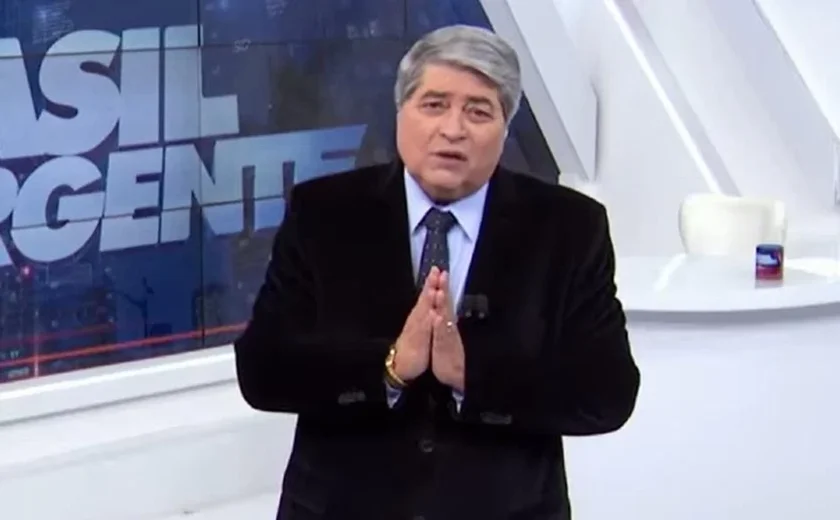 Datena deve ter alta na segunda e voltar à Band em breve, diz apresentador do 'Brasil Urgente'