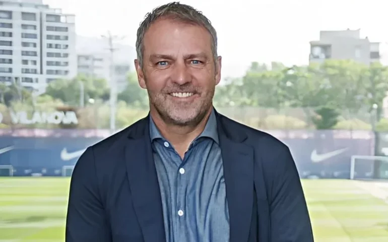 Flick exalta mentalidade vencedora do Barcelona na Liga dos Campeões: 'Jogo muito louco'