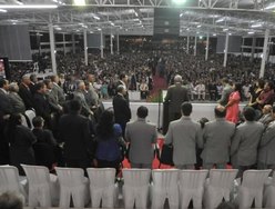 Castelo do Desfiladeiro, na segunda noite da festa