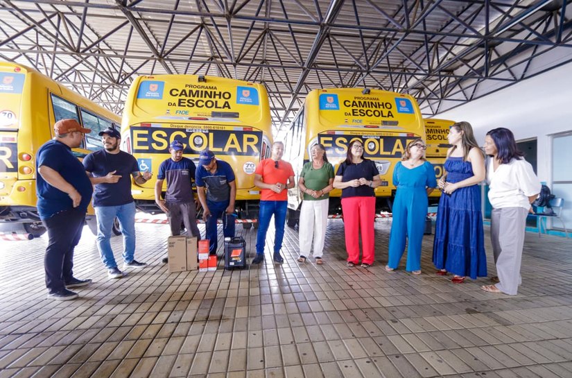 Prefeitura de Palmeira reforça segurança no transporte escolar com manutenção preventiva da frota