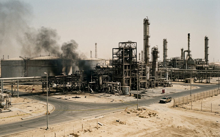 Arábia Saudita fecha refinaria após ataque de drones iranianos