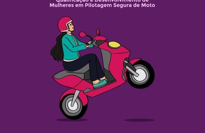 Projeto Pilota inscreve mulheres com CNH categoria A até esta terça-feira (7)