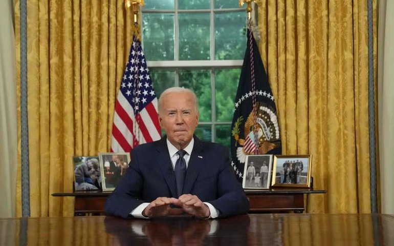 Durante discurso à nação, Biden pede que país 'evite o caminho da violência'