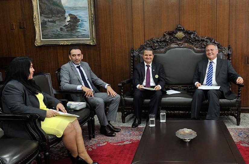 Renan recebe em audiência o reitor do Instituto Federal de Alagoas