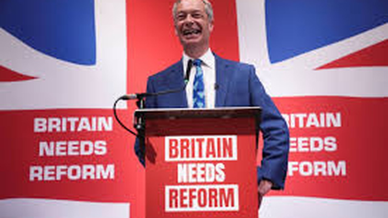 partido de Sunak cai para 3º lugar em pesquisa eleitoral, atrás da sigla de Farage
