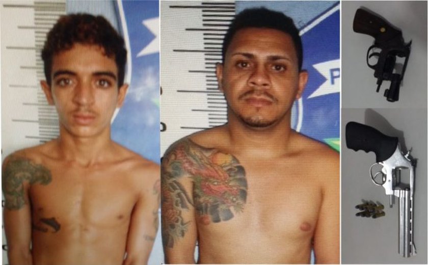 PC autua dois homens presos com armas no Vergel