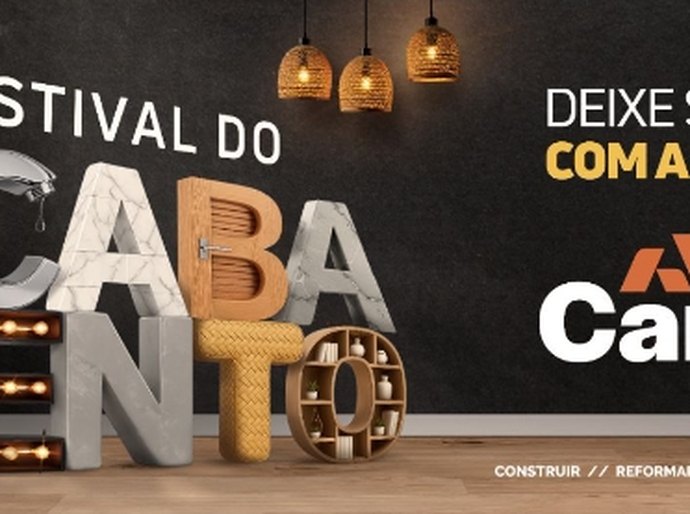 Carajás Home Center realiza Festival do Acabamento com ações especiais para obras e reformas com comunicação 360°