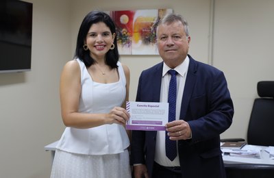 PGJ em exercício recebe secretária de Cidadania e reforça articulação institucional em defesa da pessoa idosa