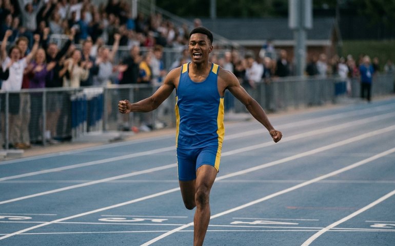 O novo raio? Velocista de 18 anos filho de refugiados supera Usain Bolt e bate recorde nos 200m; veja vídeo