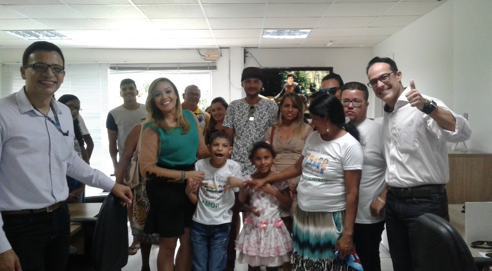 Jovens visitam a TV Atalaia / Foto: A8SE