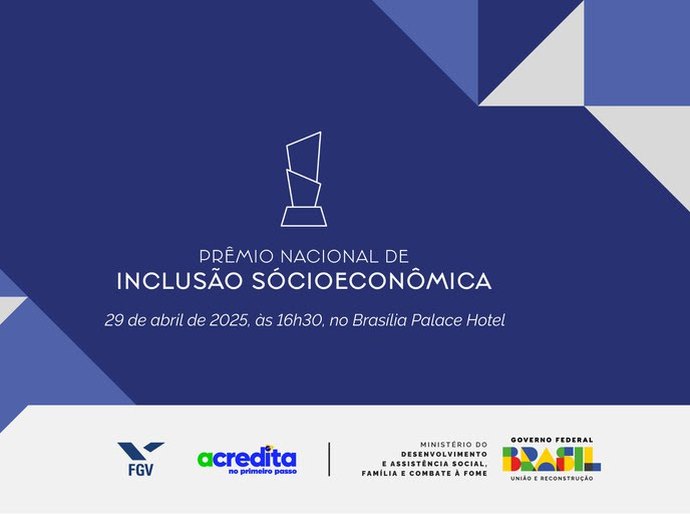 Governo Federal anuncia vencedores do Prêmio Nacional de Inclusão Socioeconômica