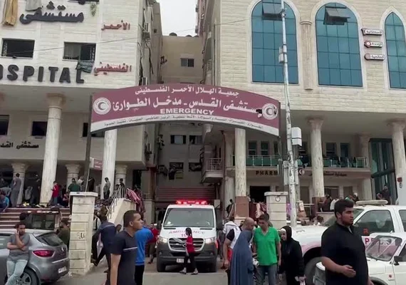Sem combustível hospital em Gaza encerra atividades essenciais