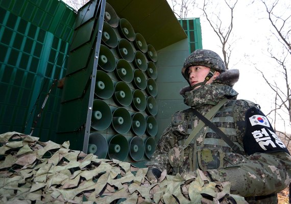 Coreias do Norte e Sul travam guerra de alto-falantes