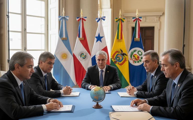 Argentina e mais cinco países cobram democracia na Venezuela; Brasil fica de fora