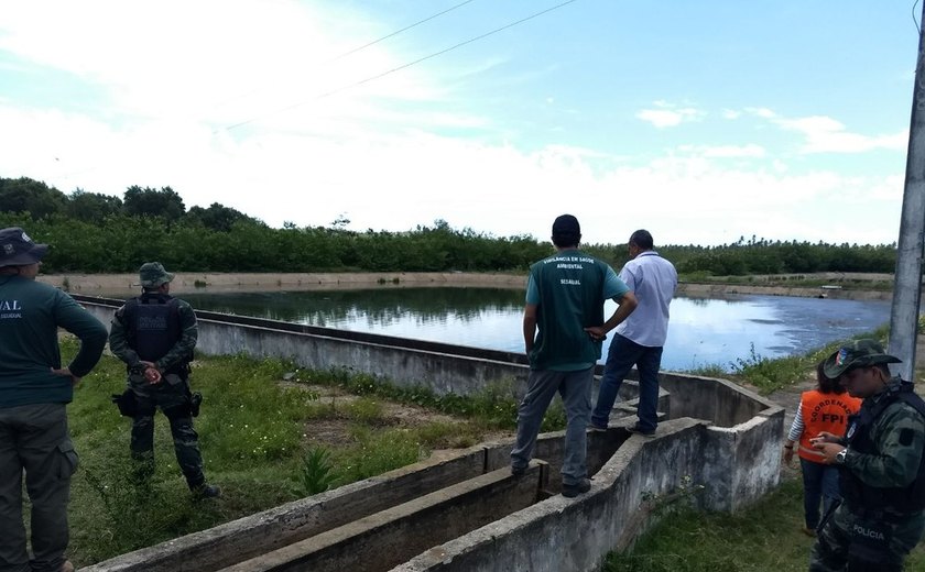 Fiscais flagram irregularidades no tratamento de esgoto e da água para consumo humano em Coruripe
